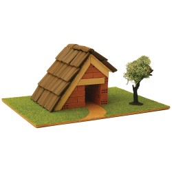 Къща с истински тухли, комплект за начинаещи 1 - Модел за сглобяване Domus Kits