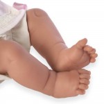 Кукла бебе Asi Dolls, Мария с плетено тоалетче и шапка, 43 см