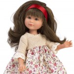 Кукла Asi Dolls Силия, с рокля на цветя, 30 см