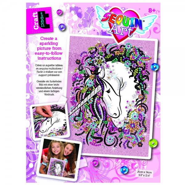 Изкуство с пайети, Еднорог CRAFT TEEN