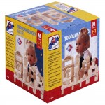 Конструктор натурален - 50 части Woody