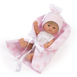 Кукла бебе Asi Dolls Bomboncin, Чикита, с розово одеалце, 20 см, Asi dolls