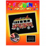 Изкуство с пайети, Camper van, KSG crafts
