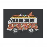 Изкуство с пайети, Camper van, KSG crafts