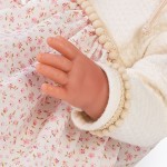 Кукла бебе Asi Dolls, Мария с рокля на цветя, 43 см