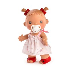 Кукла Asi Dolls Даниела, розова рокля с еднорог