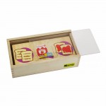Последователности, пъзел в дървена кутия, Andreu toys