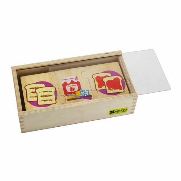 Последователности, пъзел в дървена кутия, Andreu toys