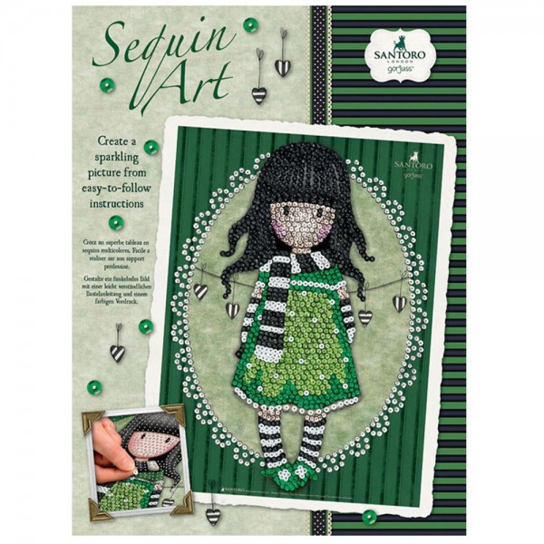 Изкуство с пайети, The scarf SANTORO GORJUSS, 