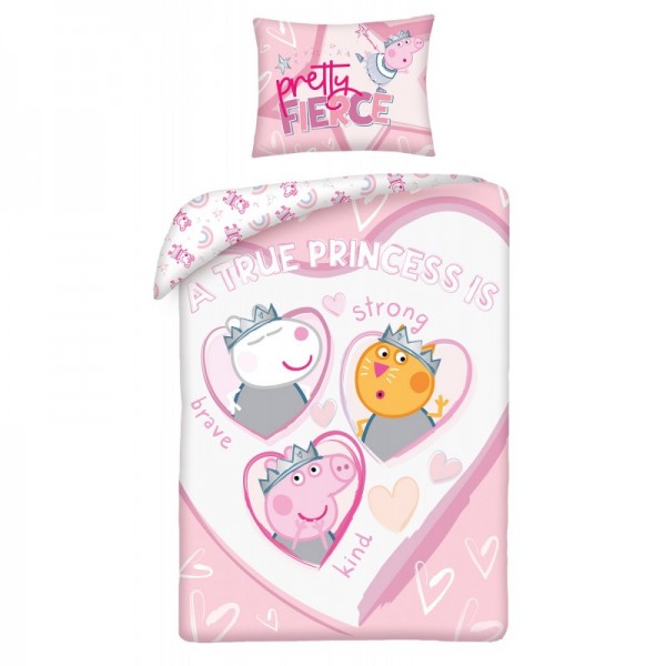 Бебешки спален комплект Peppa Pig Princess 100x135 см