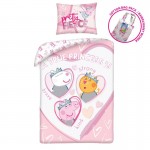 Бебешки спален комплект Peppa Pig Princess 100x135 см