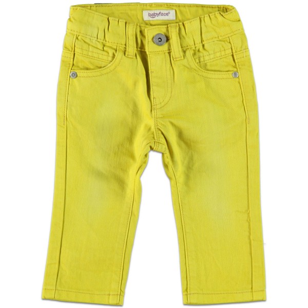 Бебешки дънки за момчета в жълт цвят Babyface