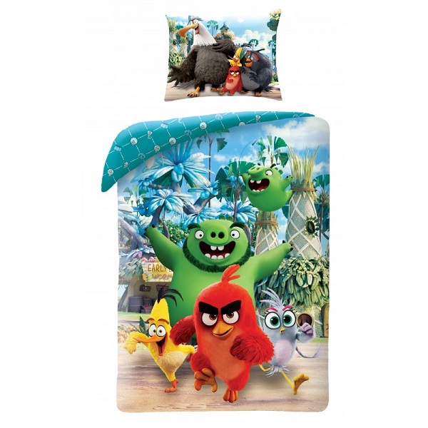 Детски спален комплект Angry Birds Movie 2, 2 части
